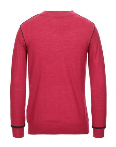 Shop Armani Exchange Man Sweater Red Size M Acetate, Wool, Polyester, Metal