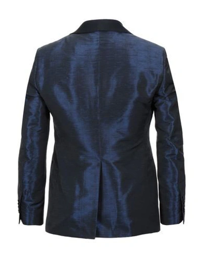 Shop Trussardi Suit Jackets In Blue