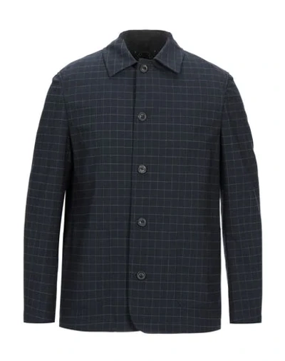 Shop T-jacket By Tonello Man Blazer Midnight Blue Size L Polyester, Viscose, Virgin Wool, Elastane