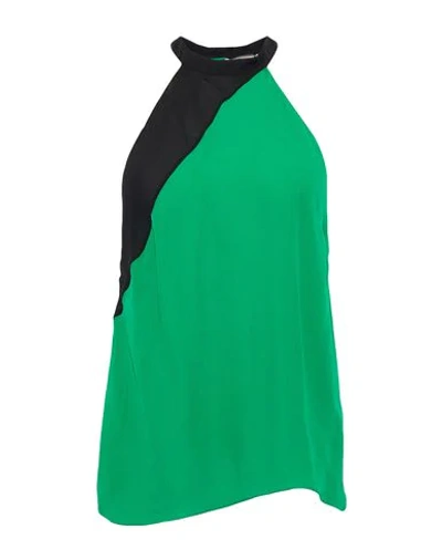 Shop Fausto Puglisi Tops In Green