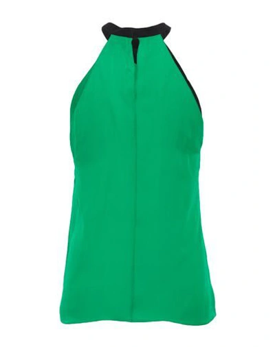 Shop Fausto Puglisi Tops In Green