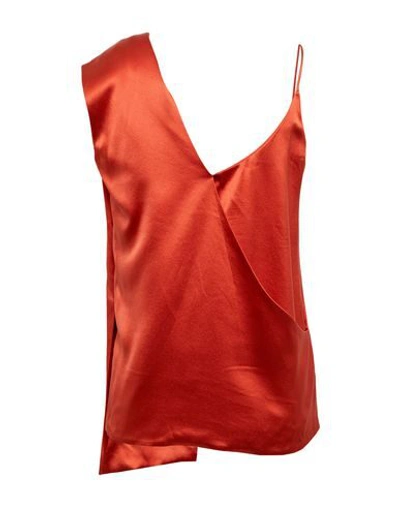 Shop Vionnet Tops In Orange