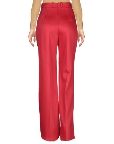 Shop Malaika Raiss Casual Pants In Red