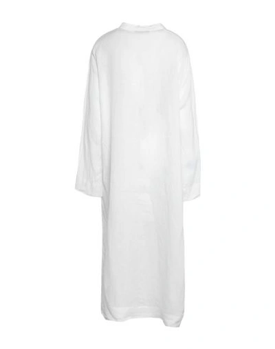 Shop Ivan Grundahl 3/4 Length Dresses In White