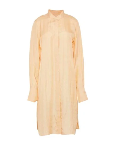 Shop Partow Short Dresses In Apricot