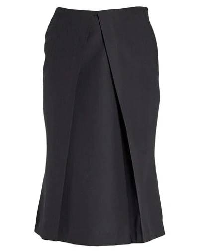 Shop Aalto Woman Midi Skirt Black Size 6 Polyamide, Virgin Wool