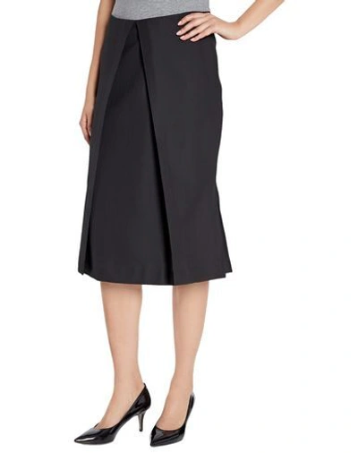 Shop Aalto Woman Midi Skirt Black Size 6 Polyamide, Virgin Wool