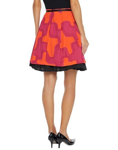 Shop Eggs Midi Skirts In Orange