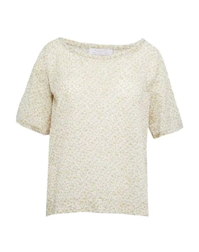 Shop Kristina Ti Blouses In Beige