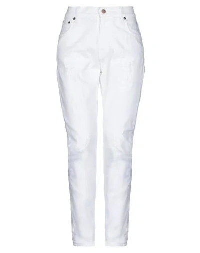 Shop Nudie Jeans Jeans In White