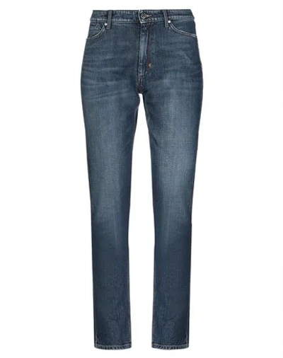 Shop Sportmax Code Denim Pants In Blue