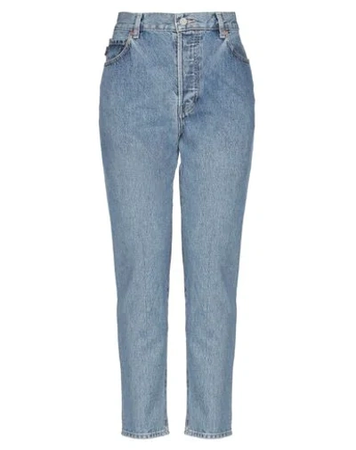 Shop Vetements X Levi's Woman Jeans Blue Size L Cotton