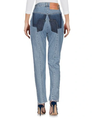 Shop Vetements X Levi's Woman Jeans Blue Size L Cotton