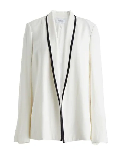Shop La Ligne Suit Jackets In White