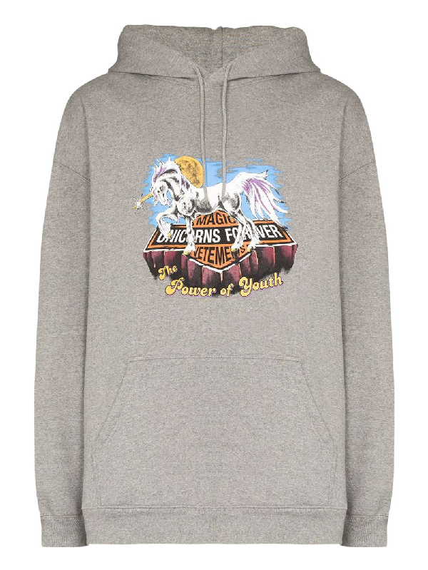 vetements hoodie unicorn