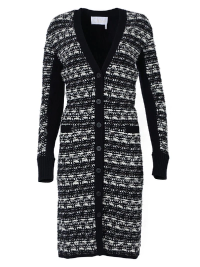 Shop Chloé Wool-blend Tweed Cardigan