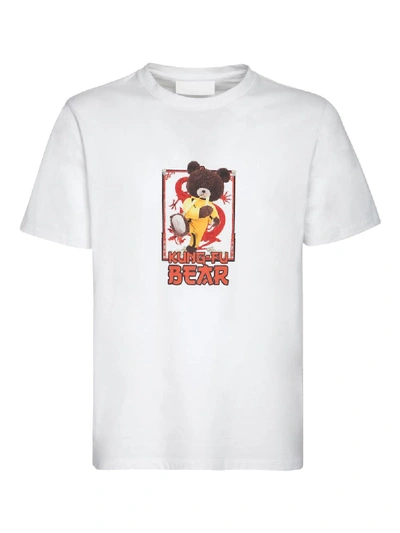 Shop Neil Barrett Kung-fu Bear Print T-shirt