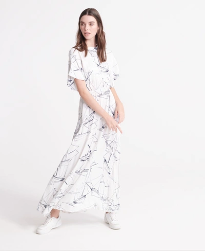 Shop Superdry Edit Maxi Dress In White