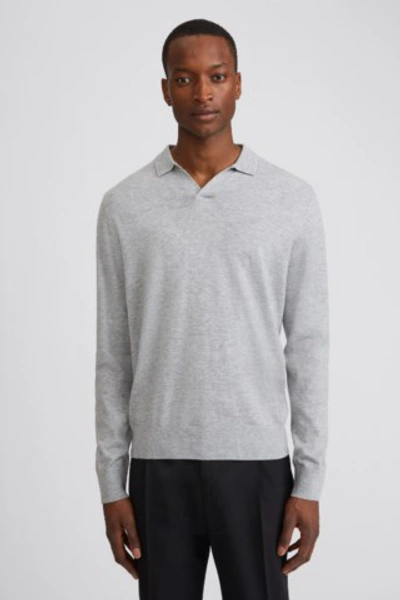 Shop Filippa K Lars Sweater In Light Grey Melange