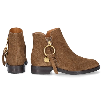 Shop See By Chloé Ankle Boots Brown Sb331