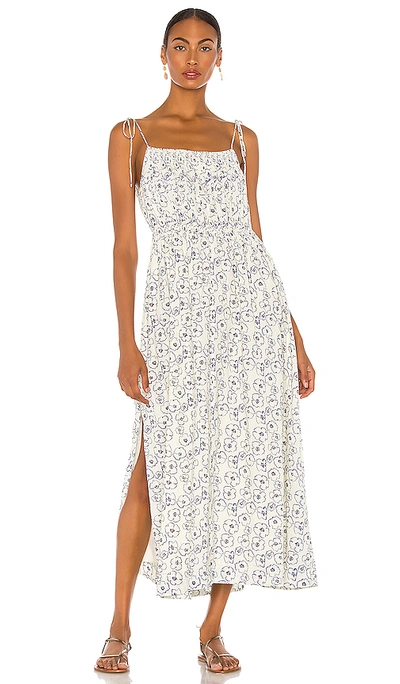 Shop Apiece Apart Cecile Tank Dress In Rosie Floral Cream