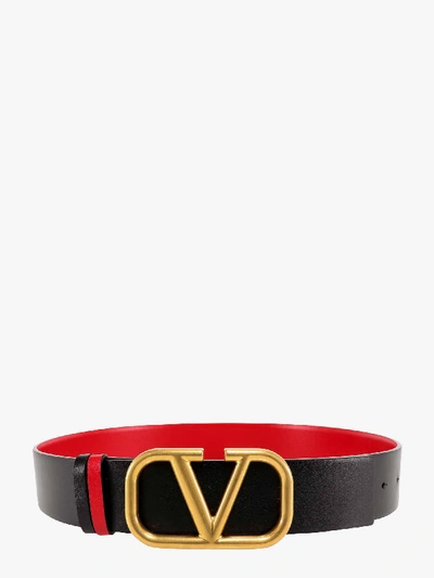 Shop Valentino Belt In Black