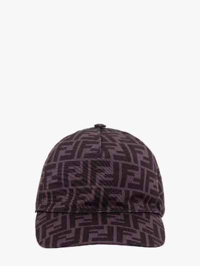 Shop Fendi Hat In Black