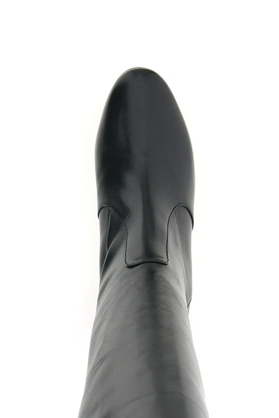 Shop L'autre Chose Nappa High Boots In Black