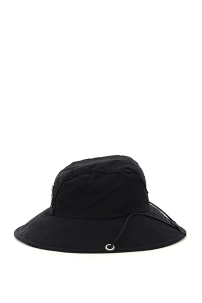 Shop A-cold-wall* Contour Bucket Hat Rhombus Logo In Black