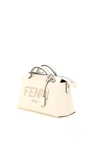 Shop Fendi By The Way Medium Leather Handbag In Beige