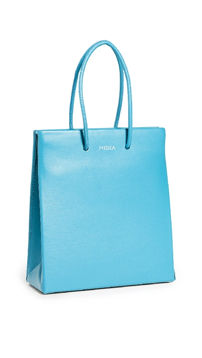 Shop Medea Short Bag In Turquoise