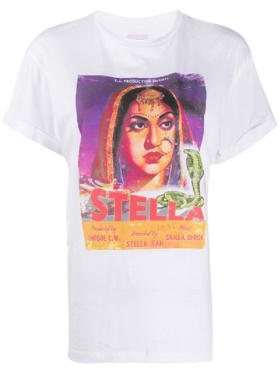Shop Stella Jean Graphic Print Short-sleeved T-shirt In White