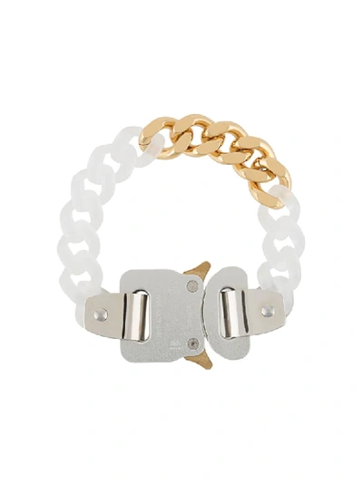 Shop Alyx Buckled Chain Bracelet In Gold