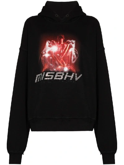 Shop Misbhv 2001 Kapuzenpullover In Black