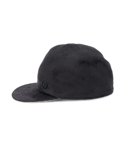 Shop Maison Michel Amanda Cap In Black