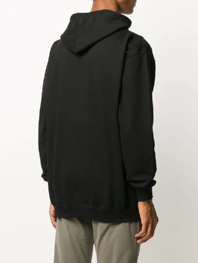 Shop Famt No Social Media Hooded Sweatshirt In Black
