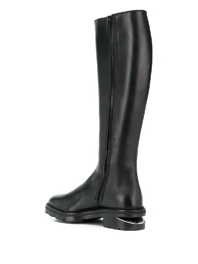 Shop Alexander Wang Knee-length Boots In Black