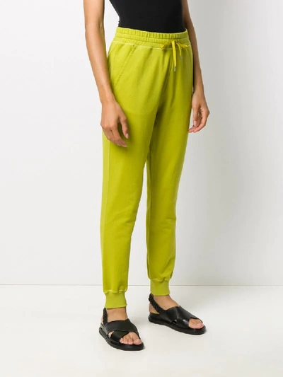 Shop Vivienne Westwood Anglomania Embroidered Logo Organic Cotton Track Pants In Green