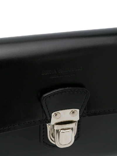 Shop Junya Watanabe Rectangular Flap Belt Bag In Black