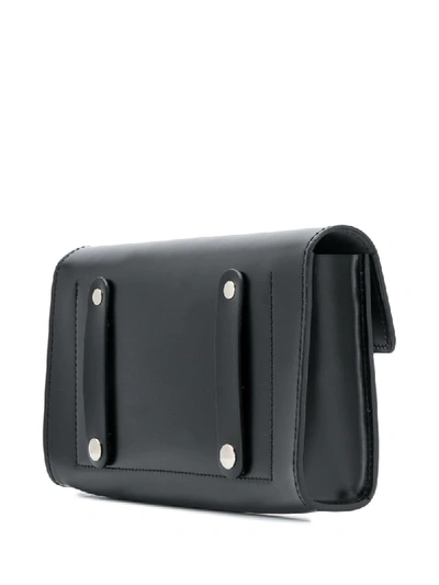 Shop Junya Watanabe Rectangular Flap Belt Bag In Black