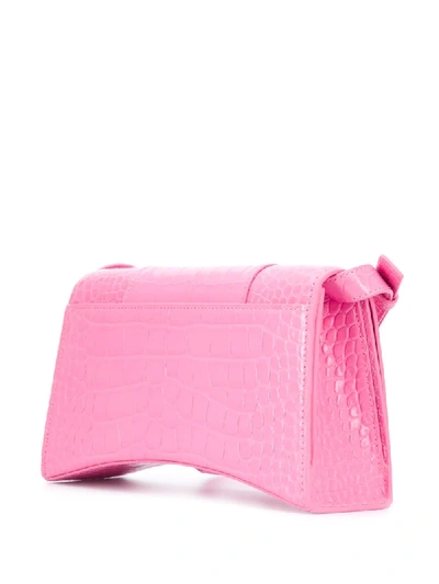 Shop Balenciaga Hourglass Sling Bag Shoulder Bag In Pink