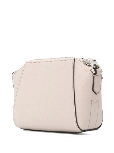 Shop Givenchy Nano Antigona Bag In Neutrals