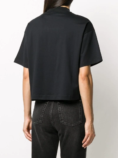 Shop Acne Studios Mock Neck T-shirt In Black