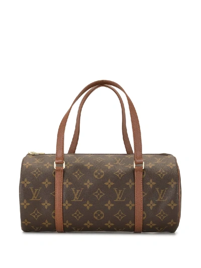 Pre-owned Louis Vuitton 1999  Papillon 30 Tote Bag In Brown