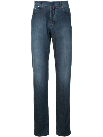 Shop Kiton Straight-leg Jeans In Blue