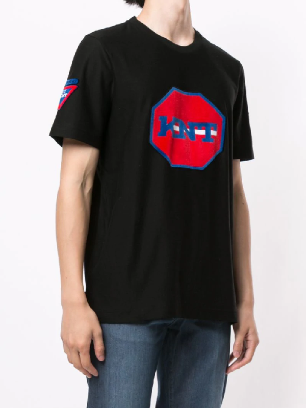 Kiton Logo-print T-shirt In Black | ModeSens