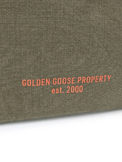 Shop Golden Goose Golden Property Tote Bag In Green