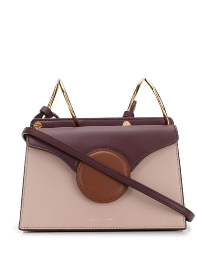 Shop Danse Lente Mini Phoebe Leather Handbag In Brown