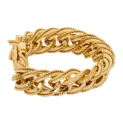 Shop Emanuele Bicocchi Gold Plated Chain Bracelet