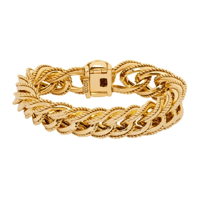 Shop Emanuele Bicocchi Gold Plated Chain Bracelet